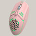 Six-Button Wired Gaming Mouse with Cooling Fan Pink