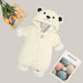 Clothes Plus Cotton Onesies Baby Clothes Beige