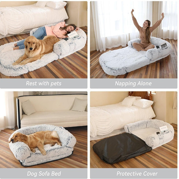 Human Pet Sofa Removable And Washable Detachable Doghouse