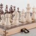 15-Inch Wooden Chess Set or Piece Storage Bag – 4 Options