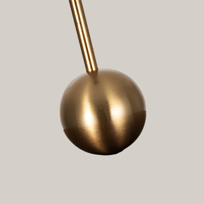 Nordic Walnut LED Dining Chandelier, 3000K