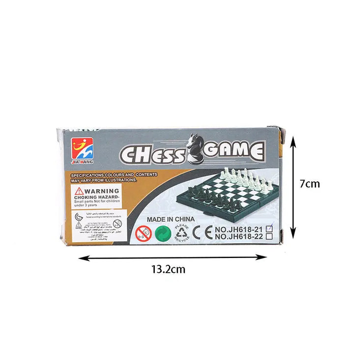 Mini Chess Foldable Plastic Portable Chess With Magnetic
