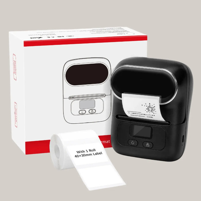 New Handheld Bar Code Printer M110 Black USB