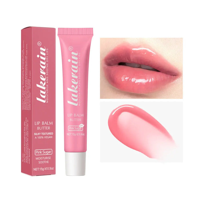 Water-Light Butter Lip Balm, Single or 3-Pack Pink Sugar