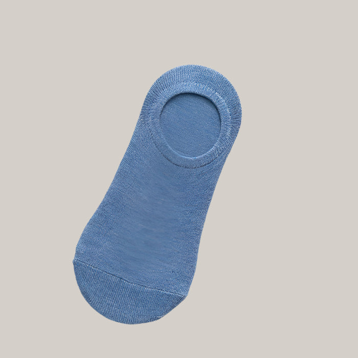 Socks Men And Women Solid Color Boat Socks