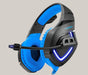 Destruction Camouflage Gaming Headset Blue