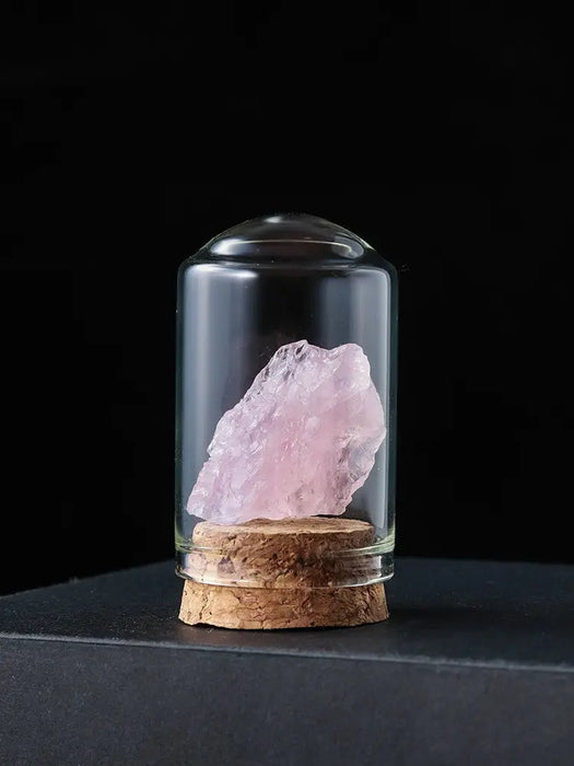 Natural Crystal Ore Specimen Ornaments Rock Pink crystal