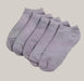 Black And White Gray Boat Socks Grey One size 1PC