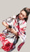 Diamond silk scarves Red