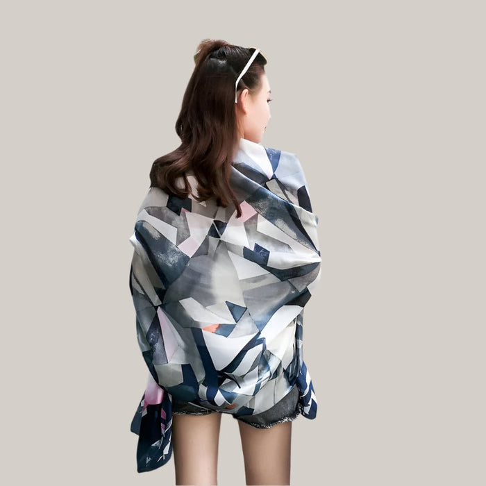 Diamond silk scarves