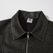 Men's Distressed PU Biker Jacket