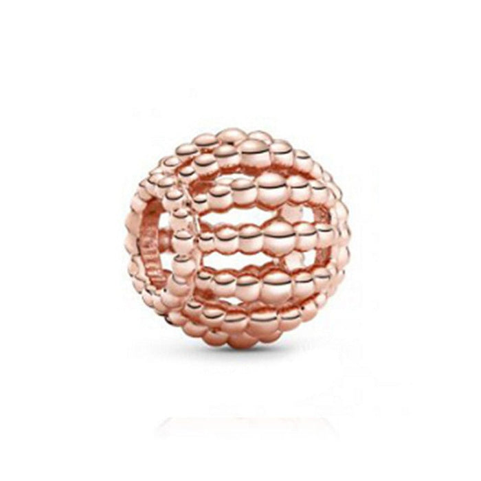 DIY Unisex Beaded Bracelet Rose Gold