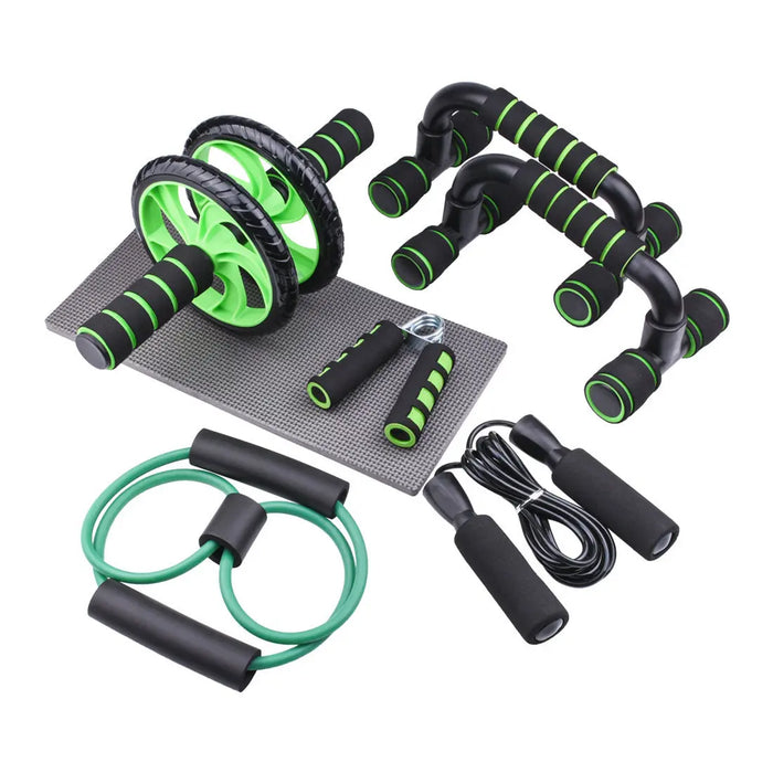 7-Piece Ab Roller Workout Set – 4 Colors Green