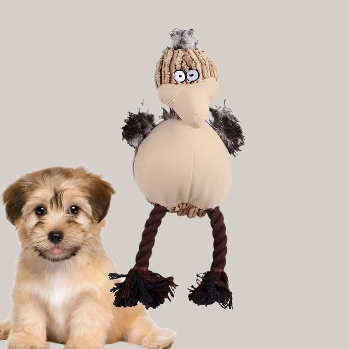 Stuffing-Free Plush Dog Toy