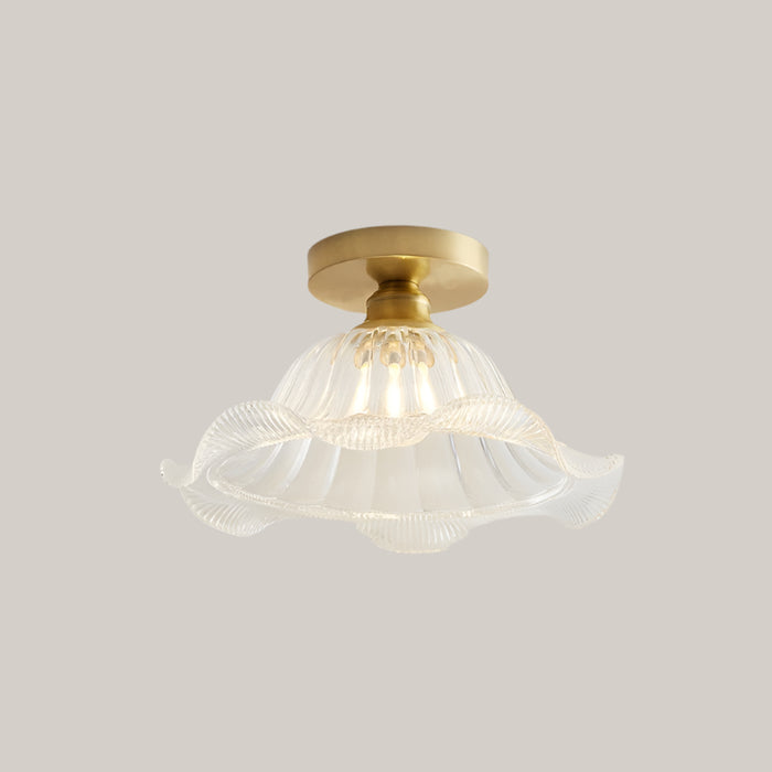 Iron and Glass E27 Entryway Lamp DA Style With Bulb