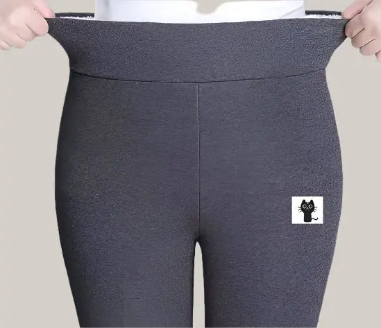 Women's cashmere Leggings Little Cat Grey