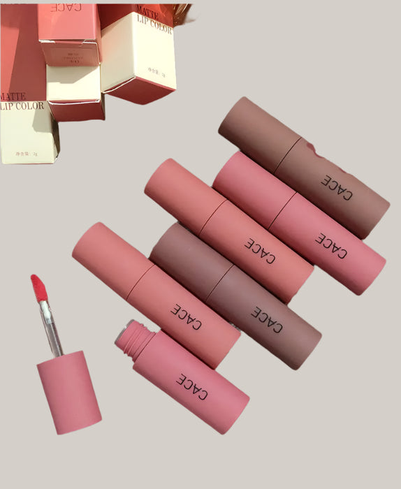 Velvet Matte Lip Gloss – 6 Shades