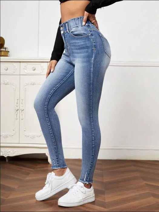 High Elastic Tight Jeans