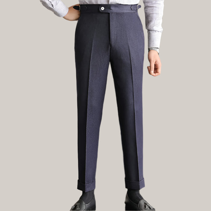 Casual High-waisted Men's Dress Pants