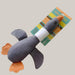 Large Plush Dog Toy Grey