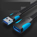 Connect The Keyboard U Disk Mouse USB Interface Extension Cable Black