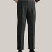 Dress Pants Retro Trend Black grey