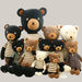 Patterned Teddy Bear Plush Toy – 23 to 73 cm, 7 Designs