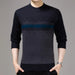 Dad Autumn And Winter Sweaters Navy Blue
