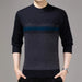 Dad Autumn And Winter Sweaters Navy Blue