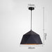 Colorful Mini Pendant Lamp Black large