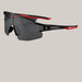 Half-Frame Sports Glasses – 8 Colors Black and red