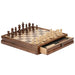 Wooden Chess Set – 38 × 38 cm, Non-Magnetic Picture color