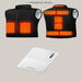 Heating Vest Mobile Power Bank Black 9heating areas S
