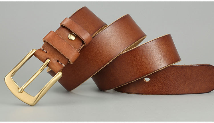 Cowhide Handmade Trend Men's Belts