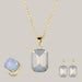 European and American Bridal jewelry set Protein