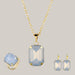 European and American Bridal jewelry set Protein