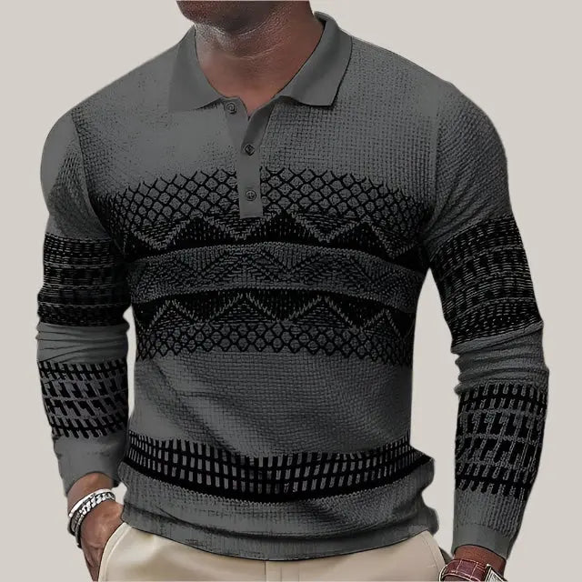 Length POLO Sports Casual Men Gray
