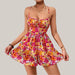 Women's Floral Print Dress Picture Color