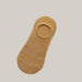 Socks Men And Women Solid Color Boat Socks Female turmeric 5PCS