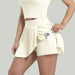 Pleated Tennis Skirt Light Ivory