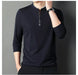 Leisure Young Men Stand Collar Pull Navy Blue