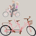 Miniature Bicycle Toy – 2 Sizes, 3 Styles Double bicycle 32x17cm