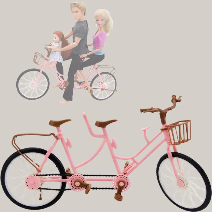 Plastic Simulation Large Bicycle Double bicycle 32x17cm