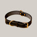 PU Leather Dog Collar Black
