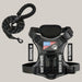 Dog Chest Harness and Leash Set Black