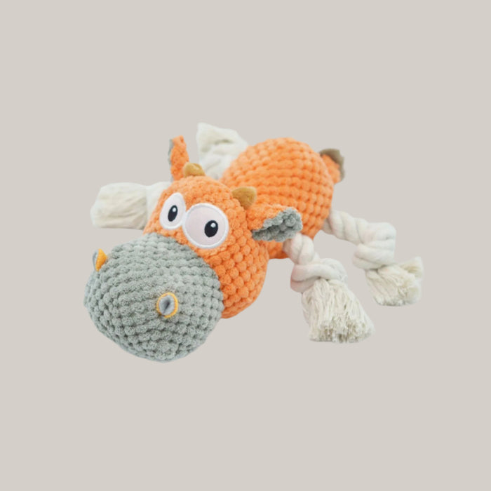 Tough Dog Toy for Strong Chewers Yellow