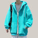 Mens Jackets Hooded Coats Casual Zipper Green