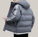 Handsome Padded Down Jacket Men Gray