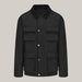 Fashion Solid Color Zipper Jacket Jacket Men Black