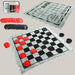 Giant Checkers Board Game Suit White Green